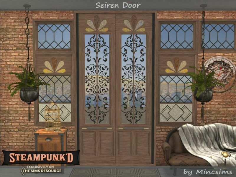 Steampunked – Seiren Doors By Mincsims Sims 4 CC