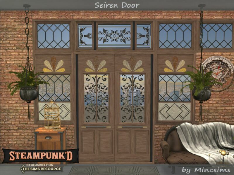 sims 4 cc steampunked seiren doors by mincsims 3