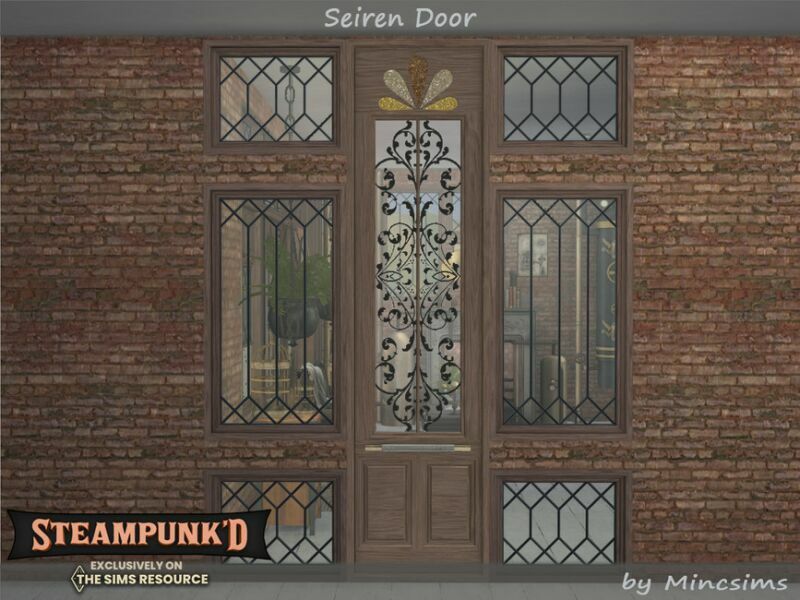 sims 4 cc steampunked seiren doors by mincsims 5