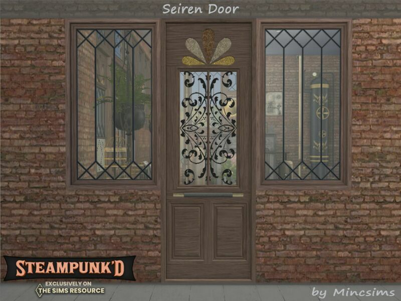 sims 4 cc steampunked seiren doors by mincsims 6