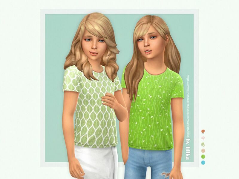 T-Shirt Collection GP20 By Lillka Sims 4 CC