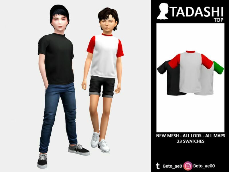 Tadashi (TOP) Sims 4 CC