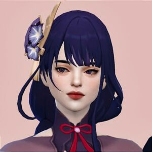 The | Raiden Shogun Genshin Impact By Hedennychen Sims 4 CC