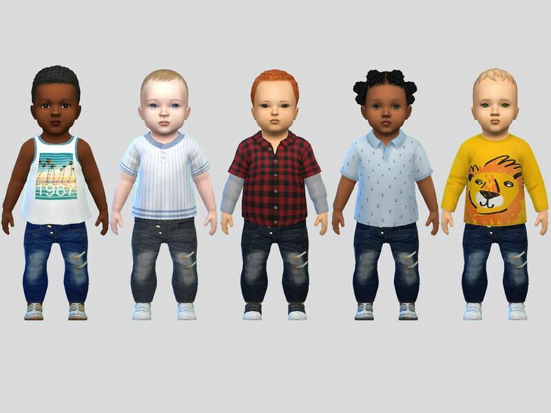 The Revised Title Would BE: “ / Infant Jeans Robbie” Sims 4 CC