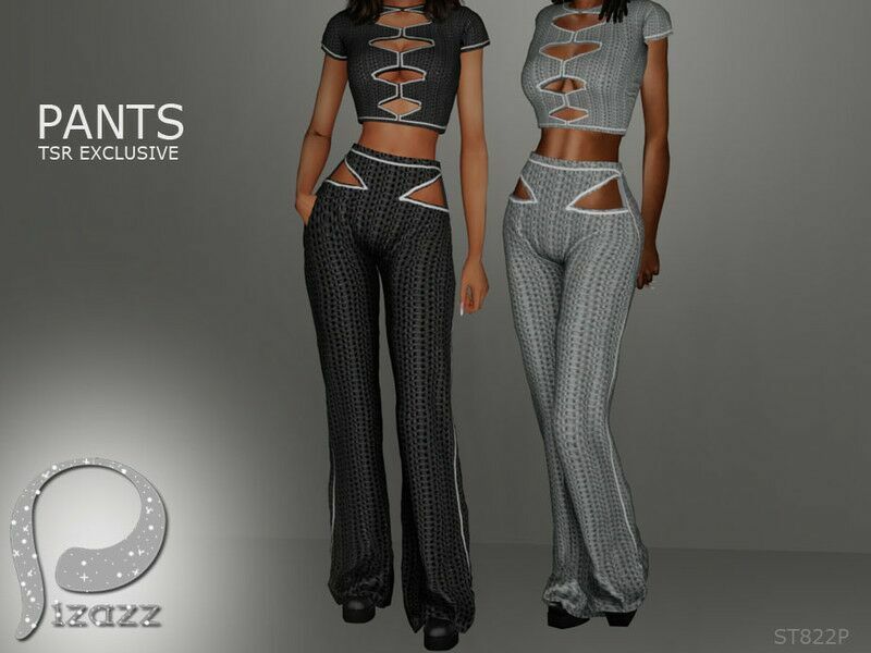 The Reworded Title Would BE: “ / Cutout Pants” Sims 4 CC