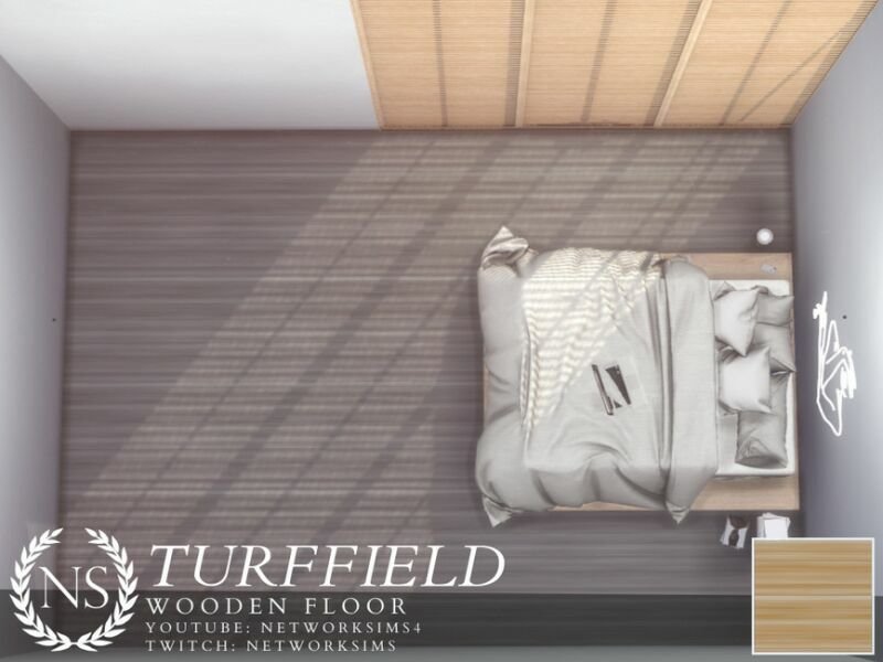 Turffield Wooden Floor By Networksims Sims 4 CC