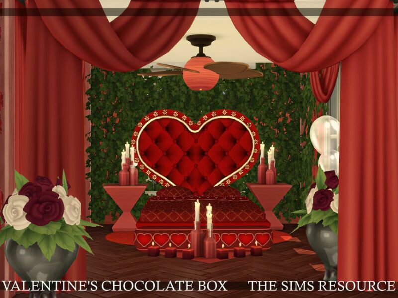 sims 4 cc valentines chocolate box house cc only tsr by simzmora 5