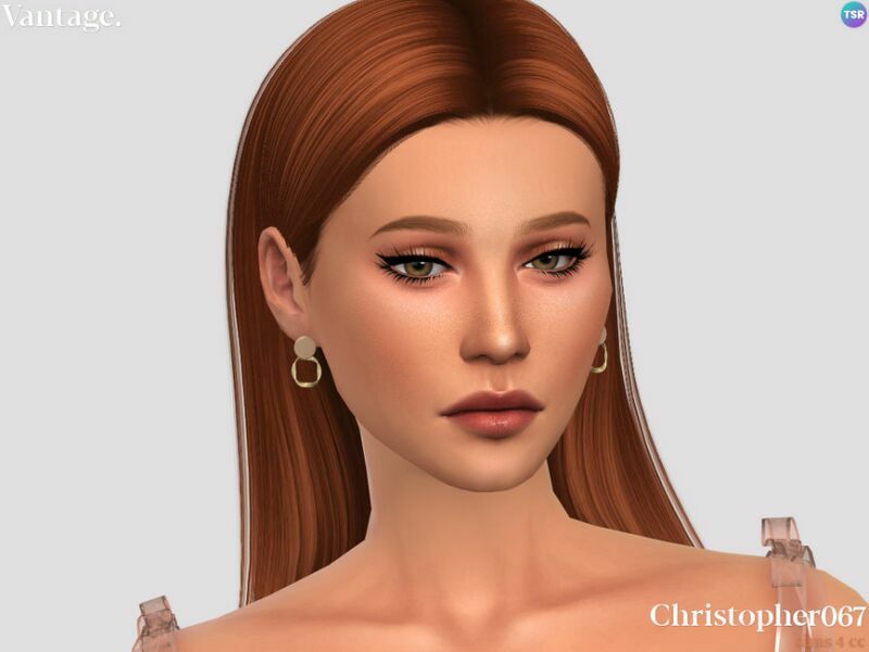 sims 4 cc vantage earrings by christopher067 2