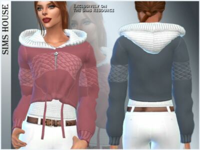 Women’S Jacket With Hoodie Sims 4 CC