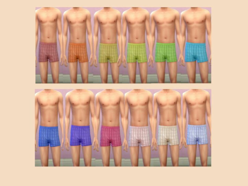 sims 4 cc ws man sleep shorts rc by watersim44 2