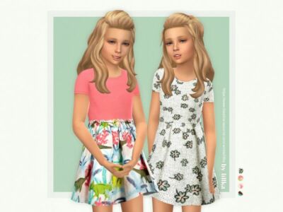 Zahra Dress By Lillka Sims 4 CC