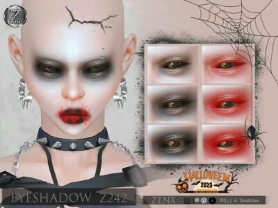 Zenx Eyeshadow Z242+HQ By Zenx Sims 4 CC