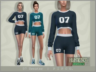 07 Sweater. Sims 4 CC