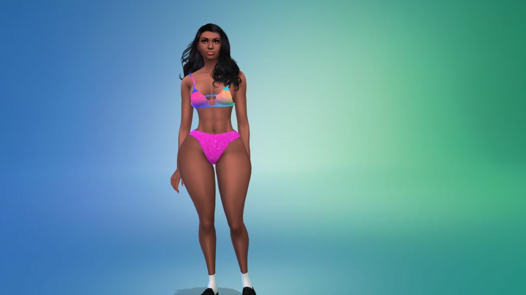 sims 4 cc 2 piece af hq designers bikini lingerie top bottom set by vtk 11