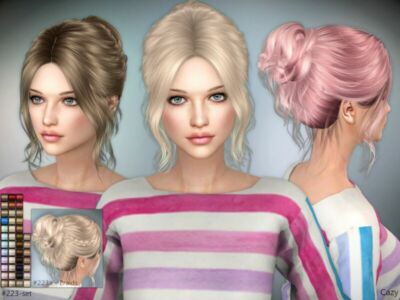 #223 – Female Hairstyles – SET By Cazy Sims 4 CC