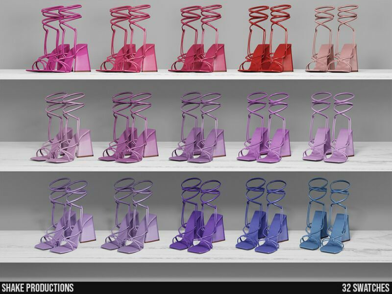 sims 4 cc 940 high heels by shakeproductions 4