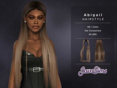 Abigail (Hairstyle) Sims 4 CC