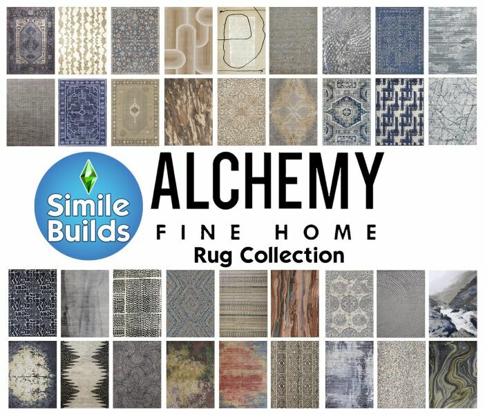 Alchemy Fine Home Rugs Collection CC By Similebuilds Sims 4 CC