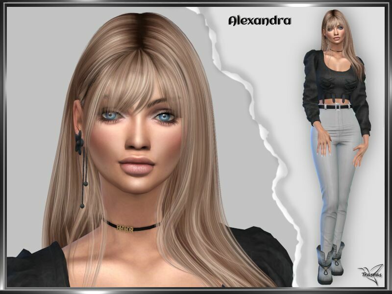 Alexandra Ajax By Trasras Sims 4 CC