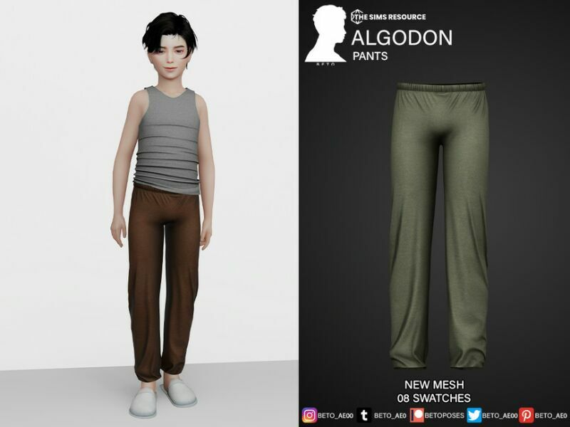 Algodon (Pants) Sims 4 CC