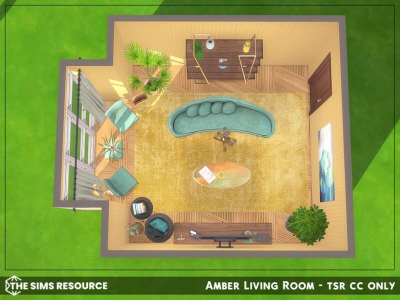 sims 4 cc amber living room tsr cc only by sharon337 6