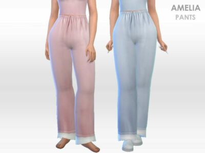 Amelia Pants By Puresim Sims 4 CC