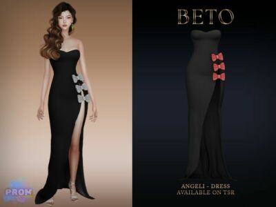 Angeli (Dress) Sims 4 CC