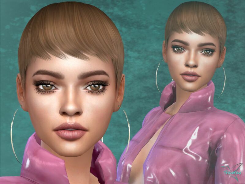 Angeline Androuse By Trasras Sims 4 CC