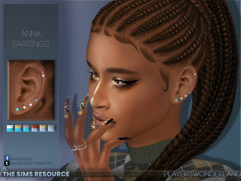 sims 4 cc anna earrings l by playerswonderland 2