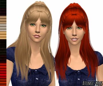 Anto Matilde Hairstyle Retexture / Fixed 2022-01-15 By Atomic-Sims Sims 4 CC