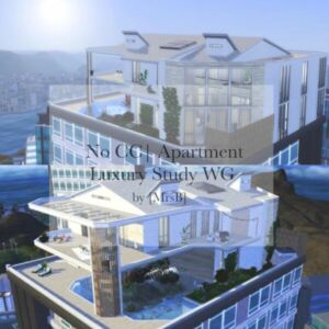 Apartmentluxury Study WG |CC Free By Mrsbarbiex3 Sims 4 CC