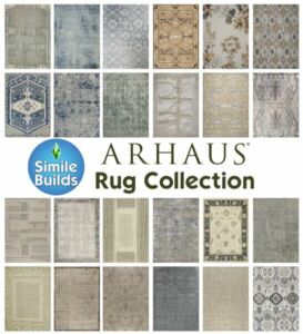 Arhaus RUG Collection CC By Similebuilds Sims 4 CC