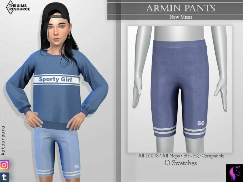 Armin Pants By Katpurpura Sims 4 CC