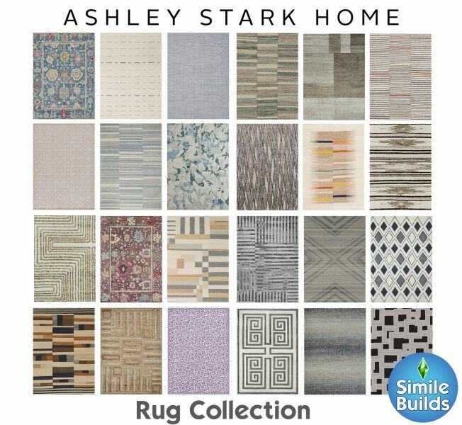 Ashley Stark Home Rugs CC By Similebuilds Sims 4 CC