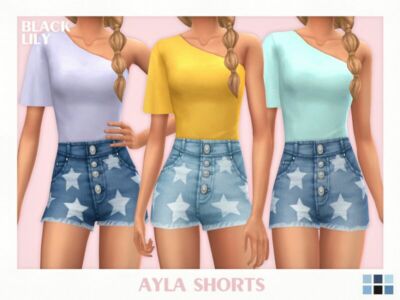 Ayla Shorts Sims 4 CC