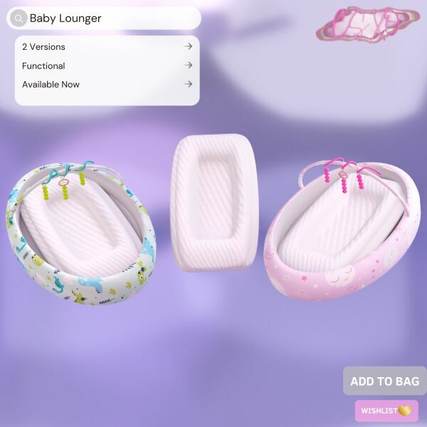 Baby Lounger 🍼 Sims 4 CC