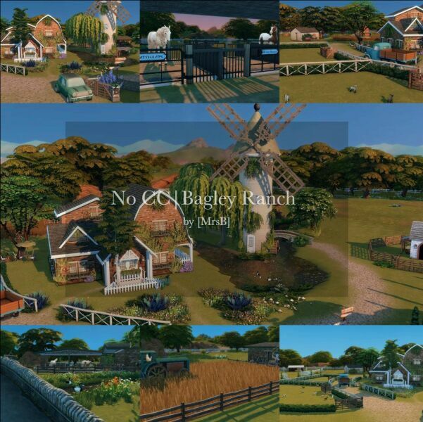 Bagley Ranch |CC Free By Mrsbarbiex3 Sims 4 CC