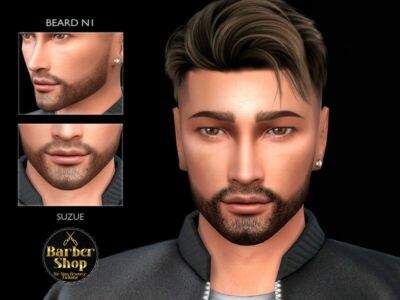 Barber Shop Beard N1 By Suzue Sims 4 CC