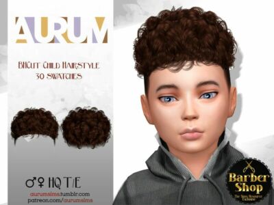 Barber Shop – Bhcut – Child Hairstyle By Aurummusik Sims 4 CC