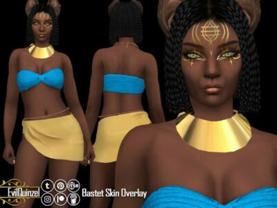 “Bastet Skin Overlay For Sims 4” Sims 4 CC