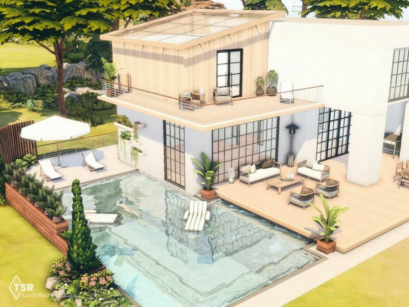 sims 4 cc beach house tsr cc only 6