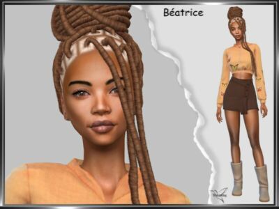 Beatrice Bour By Trasras Sims 4 CC