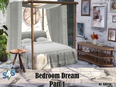 BED Room Dream By Aifirsa Sims 4 CC