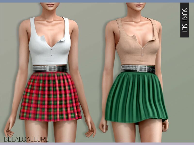 Belaloallure_Suki TOP (Patreon) By Belal1997 Sims 4 CC