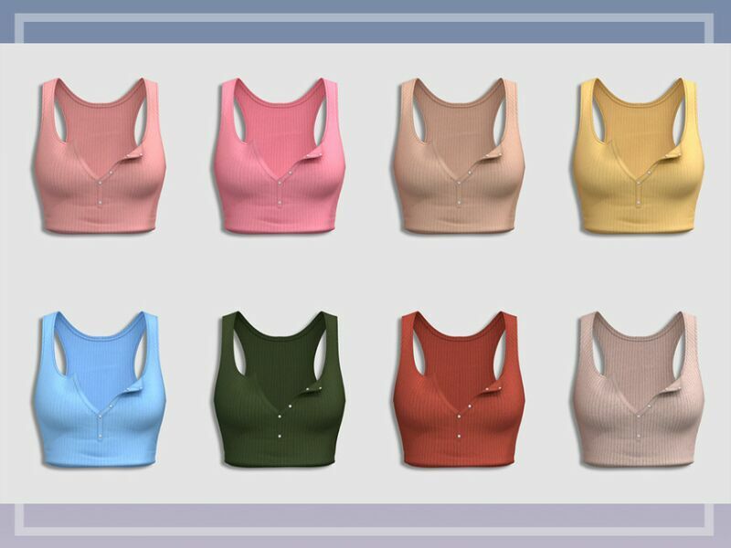 sims 4 cc belaloallure suki top patreon by belal1997 2