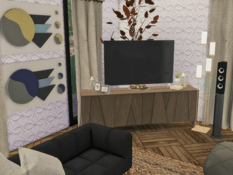 sims 4 cc black soul livingroom only tsr cc by genkaiharetsu 3