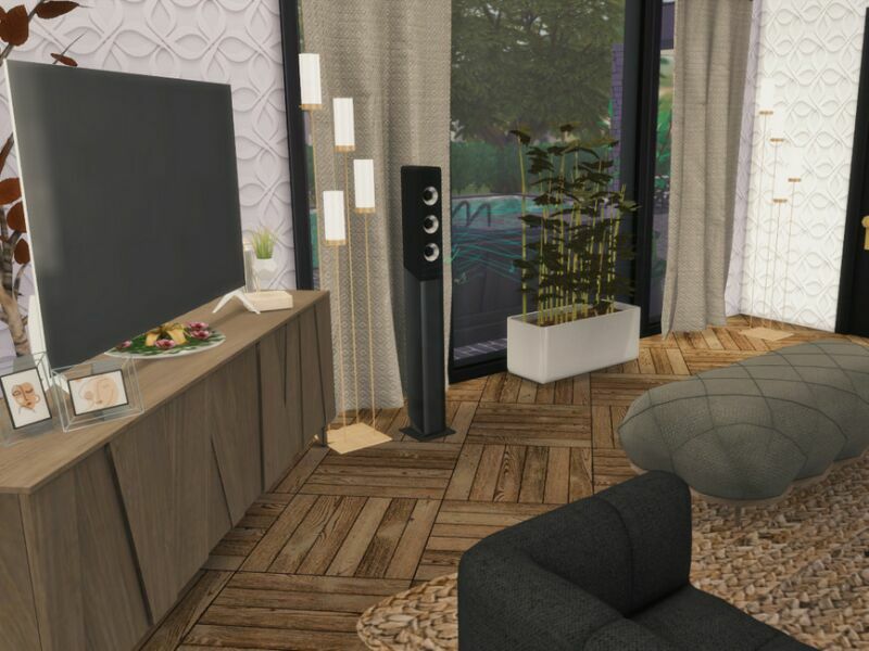 sims 4 cc black soul livingroom only tsr cc by genkaiharetsu 6