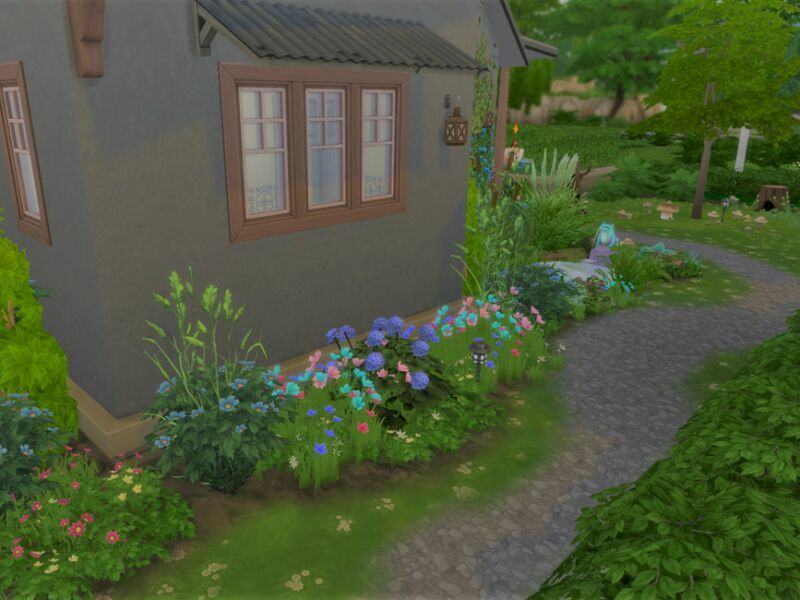 sims 4 cc blue asters no cc by sgk45 7