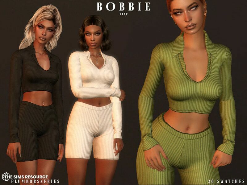 Bobbie TOP Sims 4 CC