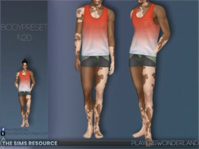 Bodypreset N20 By Playerswonderland Sims 4 CC